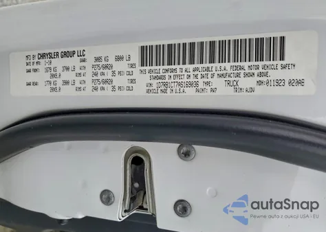 2010 Dodge Ram 1500 из США, поврежденный, VIN 1D7RB1CT7AS169036